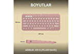 Logitech Pebble Keys 2 K380s Bluetooth Klavye -920-011861 + Logitech M350s Pebble 2 Kablosuz Sessiz Mouse-910-007014