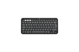 Logitech Pebble Keys 2 K380s Bluetooth Klavye-920-011859 + Logitech M350s Pebble 2 Kablosuz Sessiz Mouse-910-007015