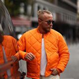 Dik Yaka Bomber Kapitone Erkek Mont