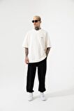 0 Yaka Oversize Basic Erkek T-Shirt