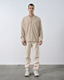 Gofre Kumas Erkek Oversize Gomlek