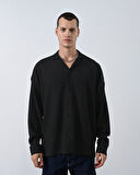 Gofre Kumas Erkek Oversize Gomlek