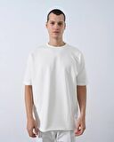 0 Yaka 2 İplik Oversize Erkek T-Shirt