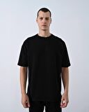 0 Yaka 2 İplik Oversize Erkek T-Shirt