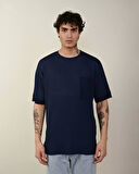 Tek Cepli Oversize Erkek T-Shirt