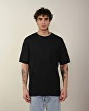 Tek Cepli Oversize Erkek T-Shirt