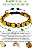 Üretici Sertifikalı Küp Kesim Sarı Kırmızı Doğal Damla Kehribar Bileklik (UKRAYNA)
