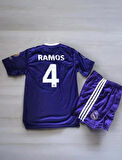 Bite Nose Sergio Ramos 2017 Cardiff Şampiyonlar Ligi Finali Forması Real Madrid Çocuk Tişört