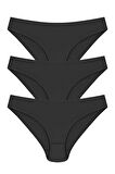 Papatya %100 Pamuk Bikini Model Külot 3'lü Paket