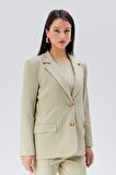 Kadın Regular Astarlı Dokuma Blazer Ceket