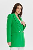  Oversize Dokuma Blazer Ceket