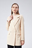 Oversize Dokuma Blazer Ceket