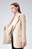 Oversize Dokuma Blazer Ceket