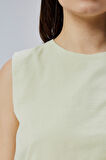 Mint Regular Crop Bluz