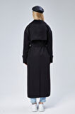 Oversize Rüzgarlık Detaylı Trençkot