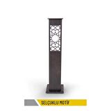 Ekaldes Selçuklu Motifli Bollard Bahçe Aydınlatması