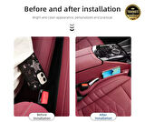 Alfa Giulietta 2010-2011-2012-2013-2014-2015-2016-2017-2018 Araba Koltuk Arası Boşluk,Doldurucu,Organizer , İki Adet Bordo Araç İçi,Düzenleyici