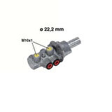 Bosch 0204123767 Fren Ana Merkezi Fiorino 1.3JTD 1.4 ie 07-Bipper Nemo 1.3HDI 1.4HDI Çap 22.2mm 77364703
