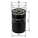 Bosch 0451103314 Yağ Filtresi Caddy Golf Jetta Passat Polo Bora T5 Lt28 35 Lt40 55 Ibiza Leon Toledo Octavia 06A115561B