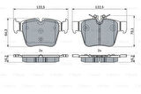 Bosch 0986424334 Fren Balatası Arka X253 15-19 W205 15-18 S205 15-18 C253 16-18 A0004205900