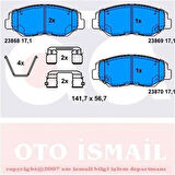 Bosch 0986424809 Ön Fren Balatası Honda Civic Fc Kasa 1.6 2016-CRV 2002-2006 Accord Cl7 Cl8 2003- 45022S9AA00