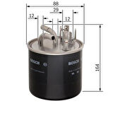 Bosch 0986450509 Yakıt Filtresi Mazot Passat A4 A6 Superb 2.5TDI AFB AKE AKN AYM BAU BCZ BDG BDH BFC 97-07 057127401A