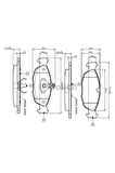 Bosch 0986460938 Ön Balata Astra F-corsa A B -vectra A -tıgra- 94-00 Combo 1.4-1.6i-1.7 D 9