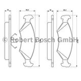 Bosch 986466402 Ön Fren Balatası Escort 1.1 1.3 1.6 80>99 Fıesta 1.1 1.3 1.4 1.6 84>95 Orıon 1.3 1.6 83>90 Sıerra 1.6 1.8 2.0 87>93 Mazda 121 96>02