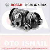 Bosch 0986475802 Arka Fren Silindiri Boxer Jumper Ducato 14Q 15 Jant 1.9 2.5D 94-03 Çap 27mm 9949459