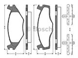 Bosch 0986494057 Ön Fren Balatası Polo 94-99 Cordoba 94-99 Ibiza 93-01 867698151