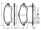 Bosch 0986494379 Ön Fren Balatası Honda CRV 2007-2012 CRV 2012- 45022SWWG02