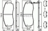 Bosch 0986494685 Ön Fren Balatası Honda CRV IV 1.6 DTEC-2.2 DTEC 4WD 2012-Cr V Re6 45022T1GG01
