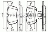 Bosch 0986494689 Fren Balatası Ön BMW F20 F21 F30 F31 F32 F33 F35 34116850568