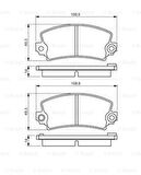 Bosch 0986495270 Ön Fren Balatası Renault 12 Solenza 7702127301