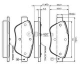 Bosch 0986TB2835 Fren Balatası Ön(Gdb1579) Palio-Albea - Doblo-Fiorino-Nemo-Bipper-Linea-Punto 1.3 M.Jet 1.6 Kablosuz Fiat 1996- 