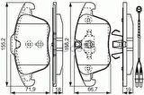Bosch 0986TB3201 Fren Balatası Ön Pejo 508 1.6 HDI WVA24332 MRMOEM-1068963