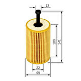 Bosch 1457429193 Yağ Filtresi 206 P307 C2 C3 C3 Pluriel Berlingo II Partner II Tu5Jp4 1.16V C2 C3 P106 Saxo Partner Berlingo Tu3Jp 1.4 8V 1109.R6