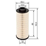 Bosch 1457431705 Mazot Filtresi Laguna II Megane II Kangoo 1.9DCI Master II Movano 2.5 2.8DTI Carisma Primera 7701476463