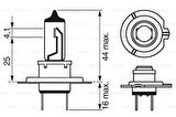 Bosch 1987302071 Far Ampulu Pure Light 12V H7 55 W Px26D H7 Px26D Vectra B-Corsa C-Astra H 1987302071