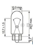 Bosch 1987302821 1987302205 Ampul Eco 12v W16w Stop Dipsiz W2.1x9.5d Osramh 921 ( 10 Adet )