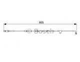 Bosch 1987473028 Ön Balata Fişi İkaz Kablosu BMW X5 07-08 X6 07-14 34356789502