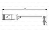 Bosch 1987473036 Fren Balata Fişi Arka Viano W639 03-Vito W639 03-Sprinter 906 06-Crafter 06- 6395401417
