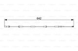 Bosch 1987473544 Balata Fişi Arka BMW F45 F46 F48 F39 Mini F54 F55 F56 F57 F59 34356865612
