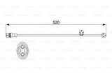 Bosch 1987474571 Disk Balata İkaz Kablosu 1987473533 99761277000