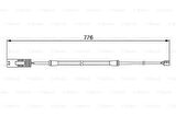 Bosch 1987474925 Ön Fren Balata Fişi BMW 3 E36 Z3 E36 34351181337