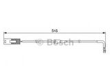 Bosch 1987474940 Balata Fişi Arka BMW E38 34351163066