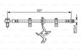 Bosch 1987476041 Fren Hortumu Ön Sol ML-Serisi W163 98-04 A1634202448