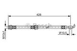 Bosch 1987476166 Arka Fren Hortumu Volvo S40 1995-2004 V40 1995-2004 Carisma 1995-2006 Space Star 1998 2004 30821264