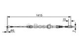 Bosch 1987477856 El Fren Teli Ön 1435 285 Lt 28 Dingil Uzunlugu 3000mm Tek Tekerlek 97- 9014202785