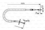 Bosch 1987477860 El Fren Teli Arka Sol Mercedes Sprinter 95-05 9044200585